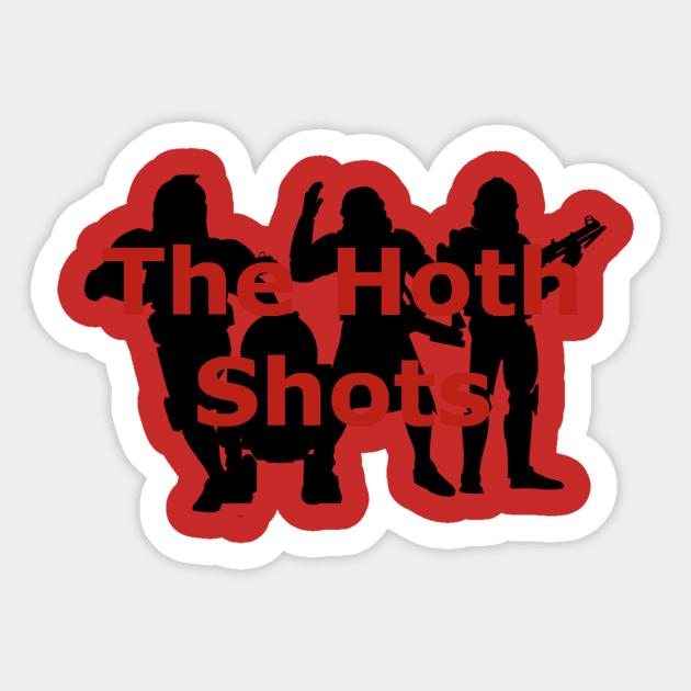 The Hoth Shots Sticker by The Hoth Spot